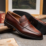 Bruno Magli Nathan Penny Loafer Rust
