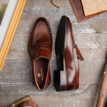 Bruno Magli Nathan Penny Loafer Rust