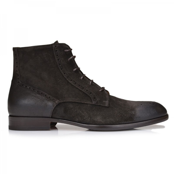 Bruno Magli Palermo Plain Toe Lace Boot Black