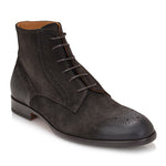 Bruno Magli Palermo Plain Toe Lace Boot Black