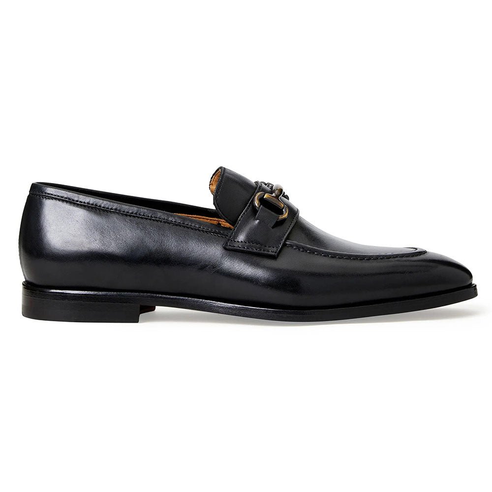 Bruno Magli Piero Leather Slip-on Loafers Black