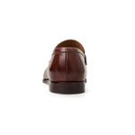 Bruno Magli Piero Leather Slip-on Loafers Rust