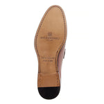 Bruno Magli Piero Leather Slip-on Loafers Rust