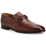 Bruno Magli Piero Leather Slip-on Loafers Rust