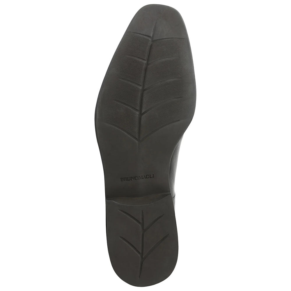 Bruno Magli Raging Leather Slip-on Shoes Black