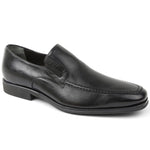 Bruno Magli Raging Leather Slip-on Shoes Black
