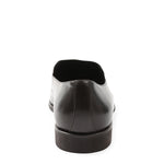 Bruno Magli Raging Leather Slip-on Shoes Dark Brown