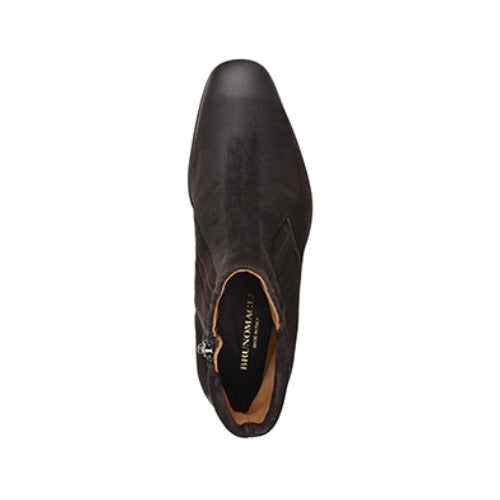 Bruno Magli Raspino Suede Boots Dark Brown