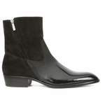Bruno Magli Risoli Round Pointed Toe Boot Black