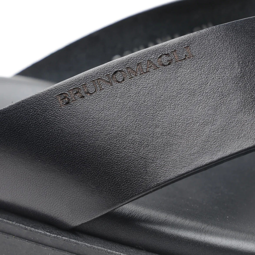 Bruno Magli Romania Thong Sandals Black