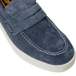 Bruno Magli Romolo Suede Slip-on Loafers Navy