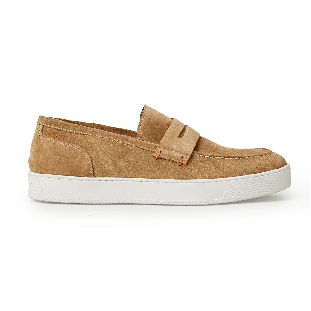 Bruno Magli Romolo Suede Slip-on Loafers Taupe