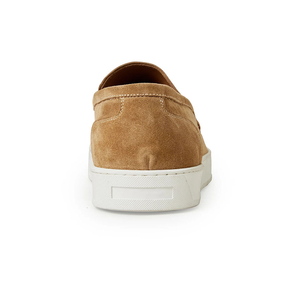 Bruno Magli Romolo Suede Slip-on Loafers Taupe