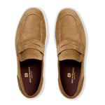 Bruno Magli Romolo Suede Slip-on Loafers Taupe