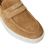 Bruno Magli Romolo Suede Slip-on Loafers Taupe