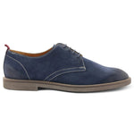 Bruno Magli Sal Water Resistant Suede Derby Shoes Navy