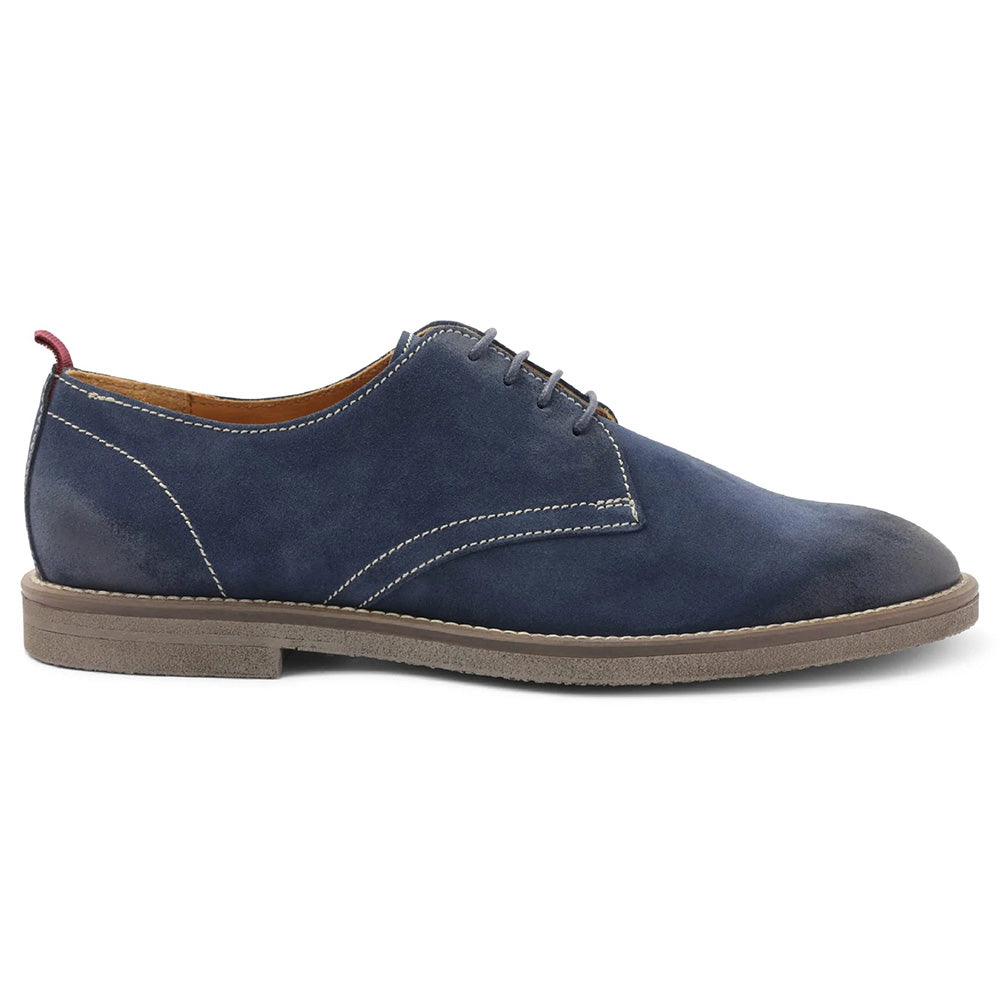 Bruno Magli Sal Water Resistant Suede Derby Shoes Navy