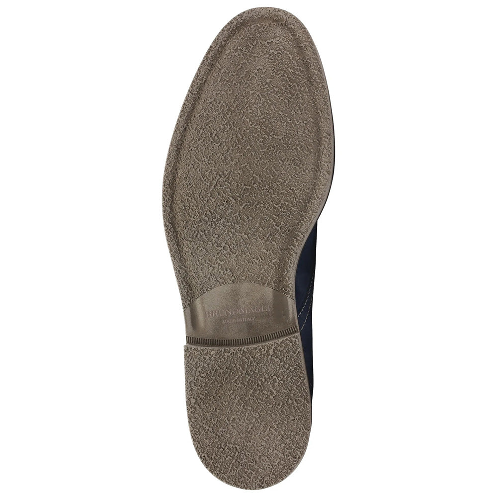 Bruno Magli Sal Water Resistant Suede Derby Shoes Navy