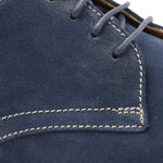 Bruno Magli Sal Water Resistant Suede Derby Shoes Navy
