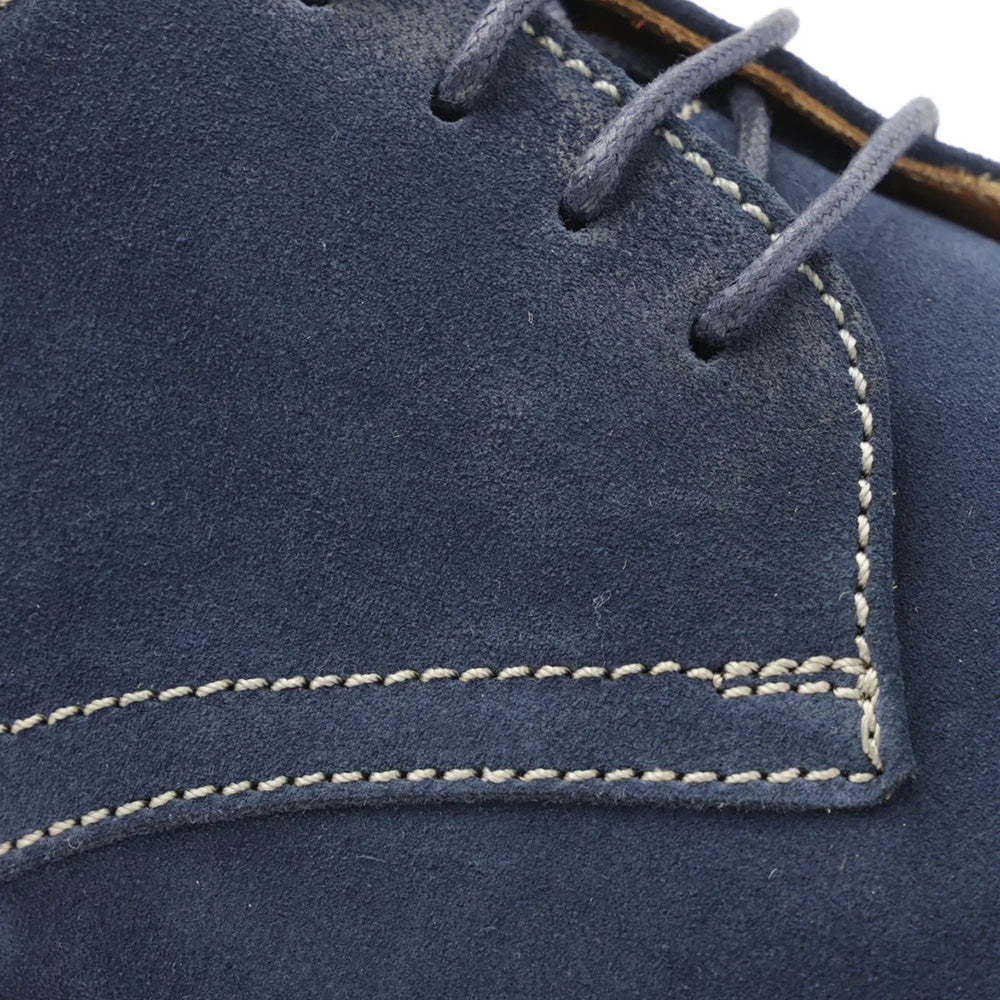 Bruno Magli Sal Water Resistant Suede Derby Shoes Navy