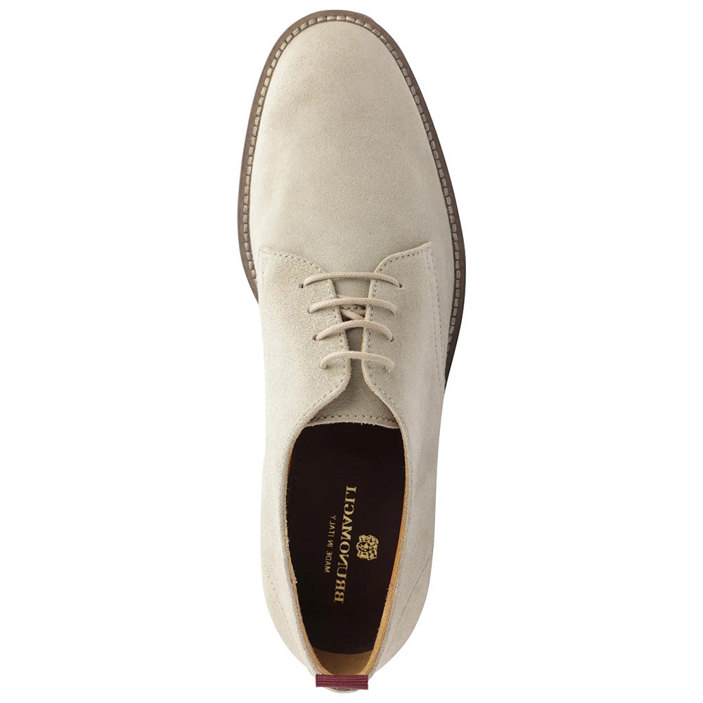 Bruno Magli Sal Water Resistant Suede Derby Shoes Sand