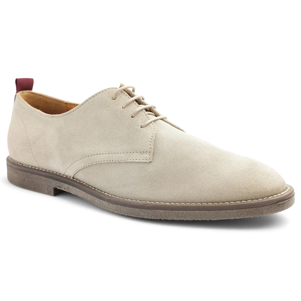 Bruno Magli Sal Water Resistant Suede Derby Shoes Sand