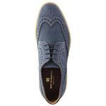 Bruno Magli Salento Brogue Wingtip Derby Shoes Blue