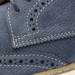 Bruno Magli Salento Brogue Wingtip Derby Shoes Blue