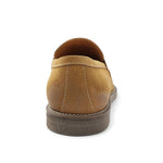 Bruno Magli Sanna Water Resistant Suede Penny Loafers Cognac