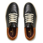 Bruno Magli Savio Leather Lace-up Sneakers Black