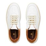 Bruno Magli Savio Leather Lace-up Sneakers White