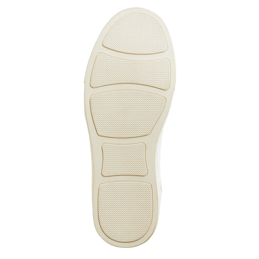 Bruno Magli Severo Leather Sneakers White / Bordeaux