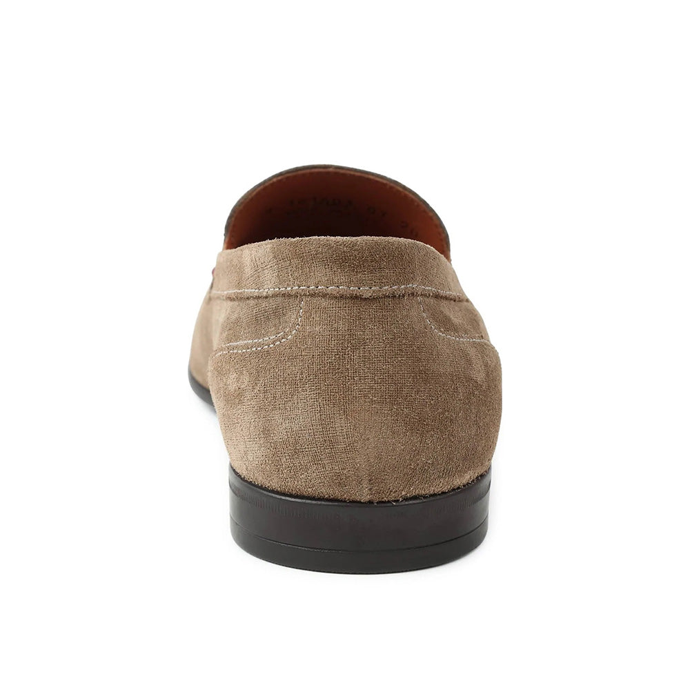 Bruno Magli Sino Suede Moc-toe Loafers Sand
