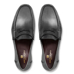 Bruno Magli Tonio Leather Slip-on Loafers Black