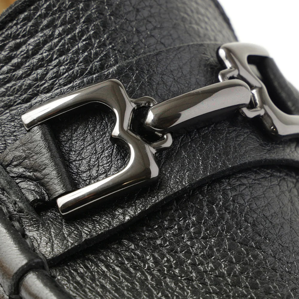 Bruno Magli Trieste Leather Moccasin Black Cervo