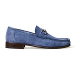 Bruno Magli Trieste Suede Moccasin Light Blue