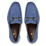 Bruno Magli Trieste Suede Moccasin Light Blue