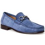 Bruno Magli Trieste Suede Moccasin Light Blue