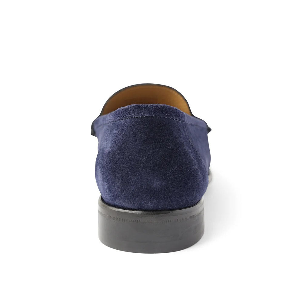 Bruno Magli Trieste Suede Moccasin Navy