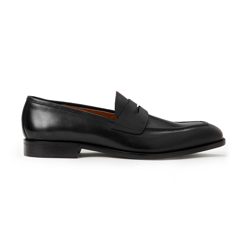 Bruno Magli Vesini Leather Slip-on Loafers Black