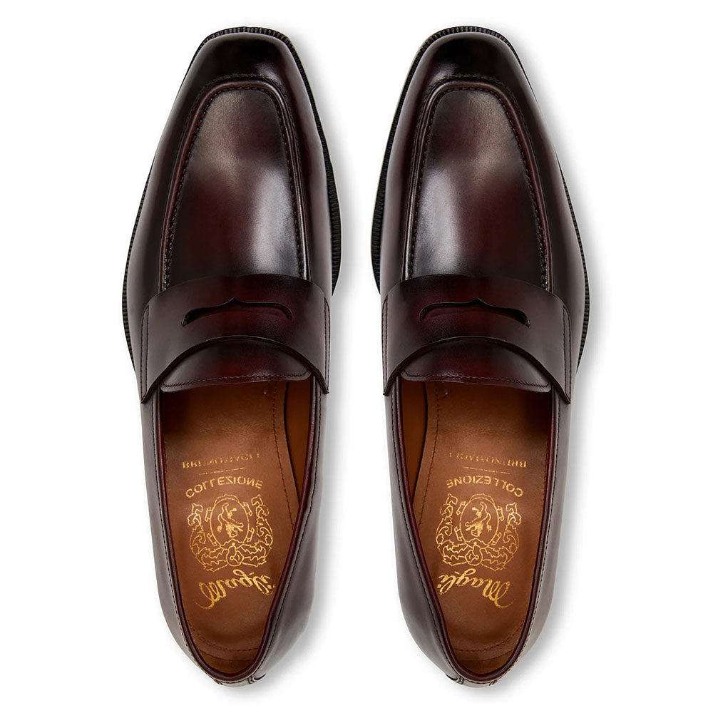 Bruno Magli Vesini Leather Slip-on Loafers Bordeaux