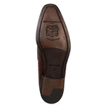 Bruno Magli Vesini Woven Leather Slip-on Loafers Brown
