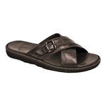 Bruno Magli Vezio Nappa Sandals Dark Brown