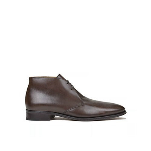 Bruno Magli Weston Calfskin Boot Dark Brown 