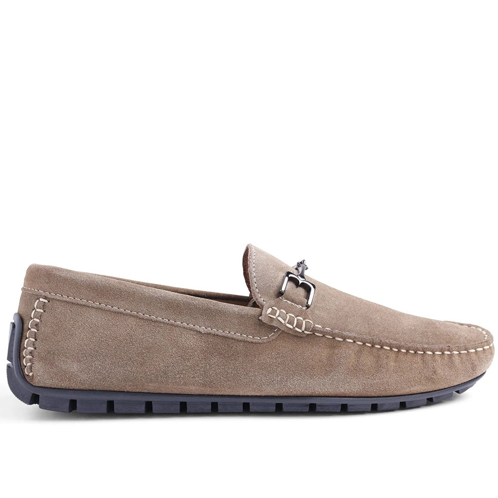 Bruno Magli Xander Suede Driving Moccasin Bark