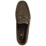 Bruno Magli Xander Suede Driving Moccasin Dark Brown