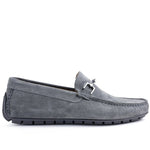 Bruno Magli Xander Suede Driving Moccasin Grey