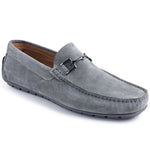 Bruno Magli Xander Suede Driving Moccasin Grey