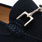Bruno Magli Xander Suede Driving Moccasin Navy