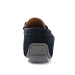 Bruno Magli Xander Suede Driving Moccasin Navy